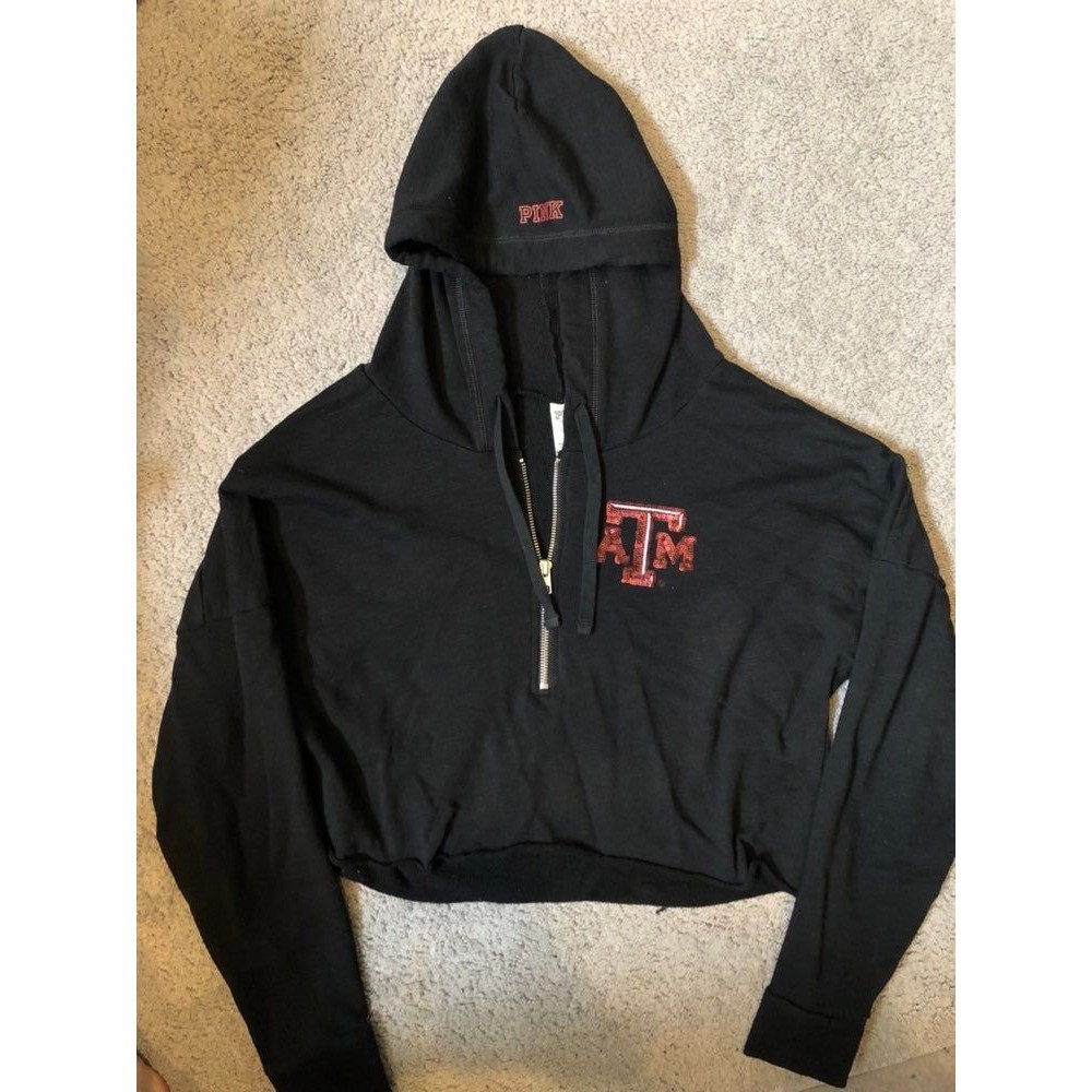 VS Pink Texas A&M Bling Hoodie
